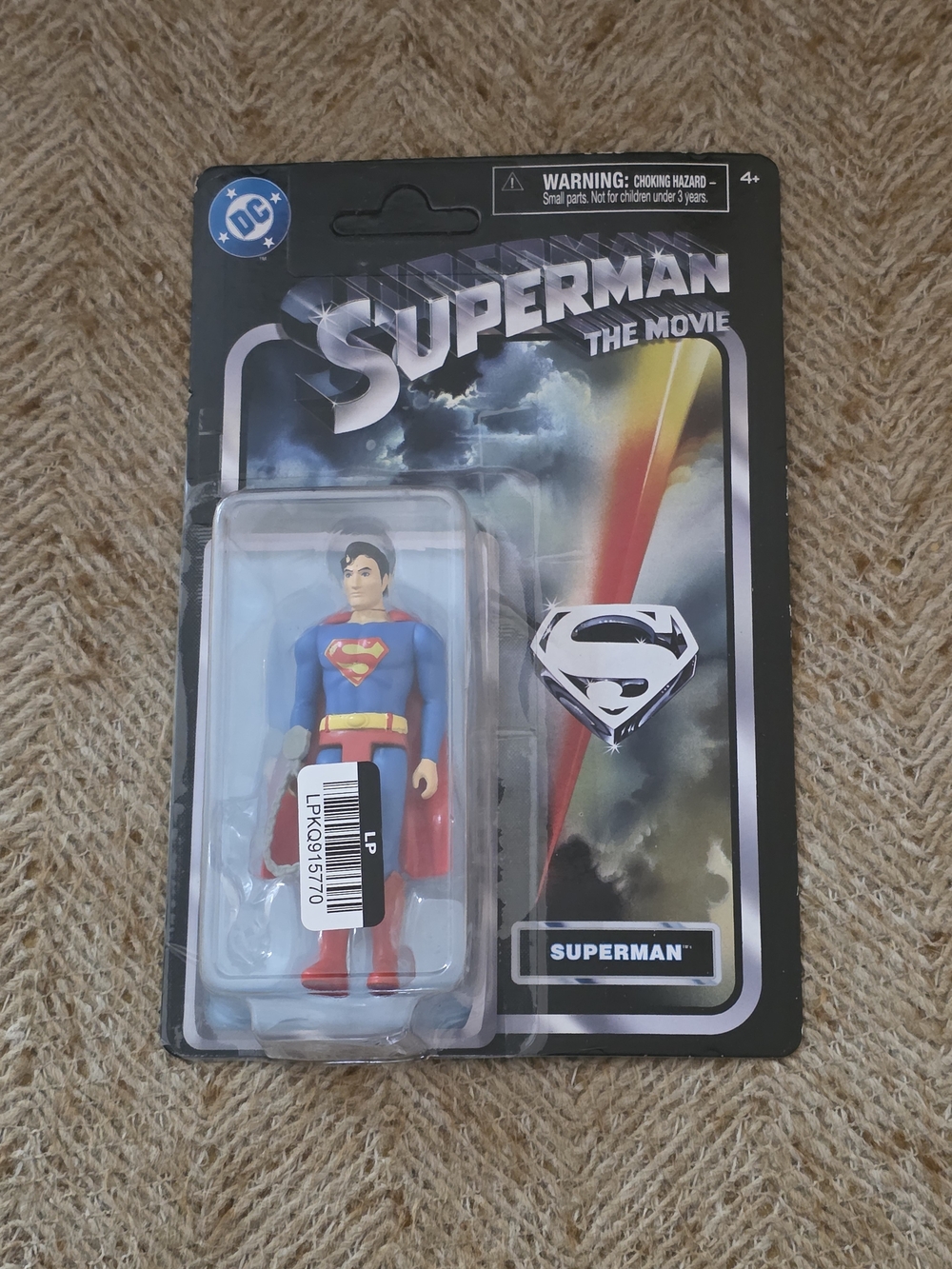 Spin Master DC Retro Superman The Movie 1978 Christopher Reeve 3.75" Figure